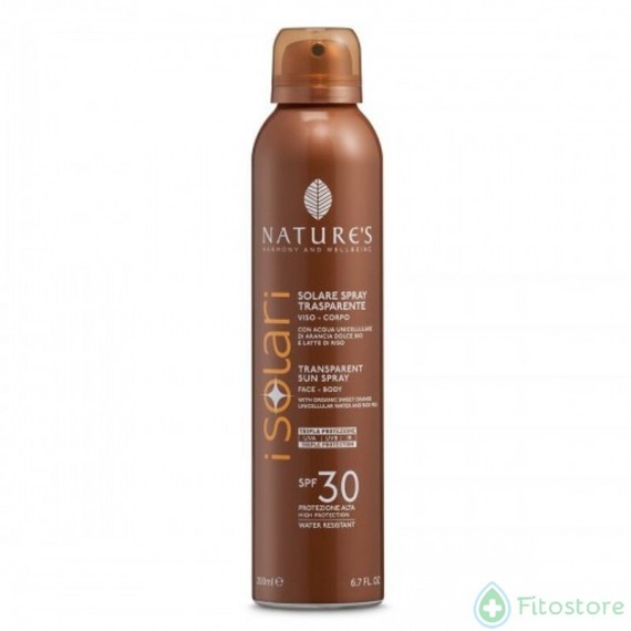 Spray Solare viso/corpo NATURE'S 30spf