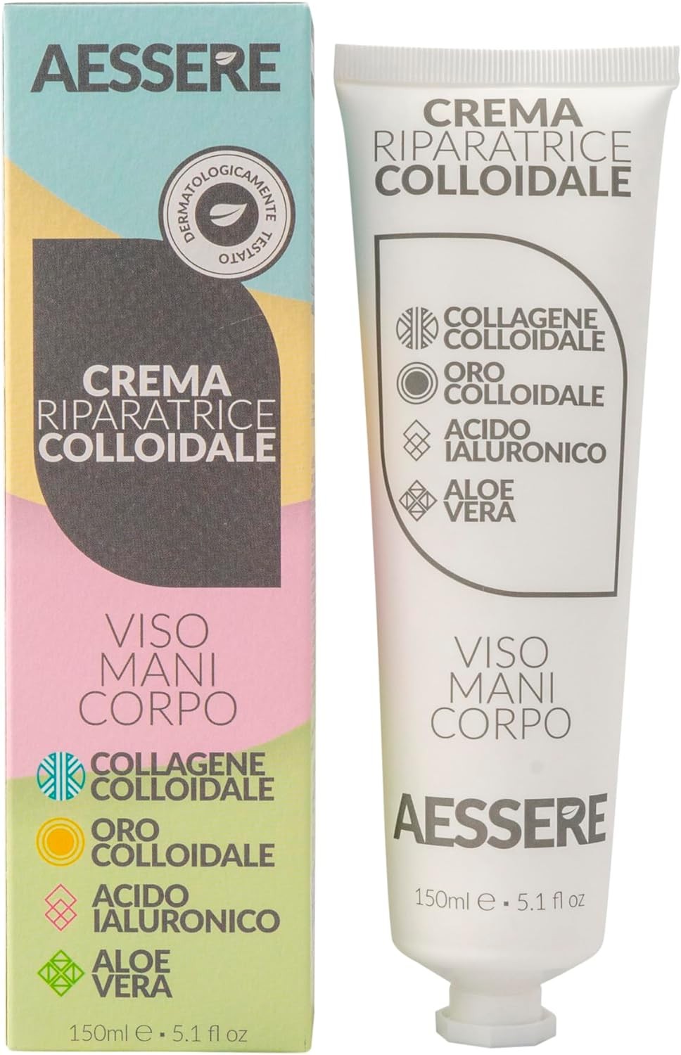 Crema Riparatrice Colloidale - Per viso, mani, corpo - 150ml