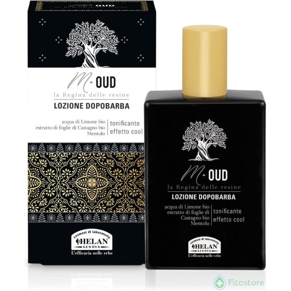 Helan, M Oud, Kit Barba Uomo con Schiuma da Barba 50 ml + Balsamo 20 ml - Set per Rasatura con Dopobarba Uomo Analcolico, Idrata