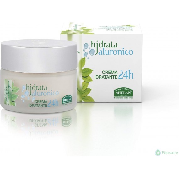 Helan, Hjdrata Jaluronico, Crema Antirughe Donna, Siero viso Idratante per la Pelle Secca, Azione Anti Rughe con Acido Ialuronic