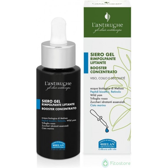 Helan L'Antirughe - Siero Viso Collo Décolleté Antirughe Liftante Gel Skincare Boost Concentrato Rimpolpa con Retinolo Viso e Pe