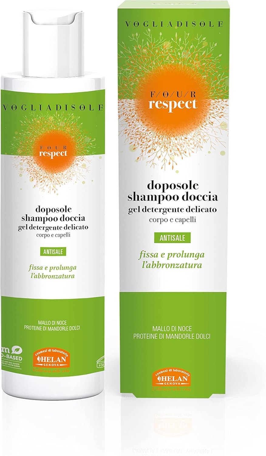 Helan VOGLIADISOLE RESPECT Doposole Shampoo Doccia - 200 ml