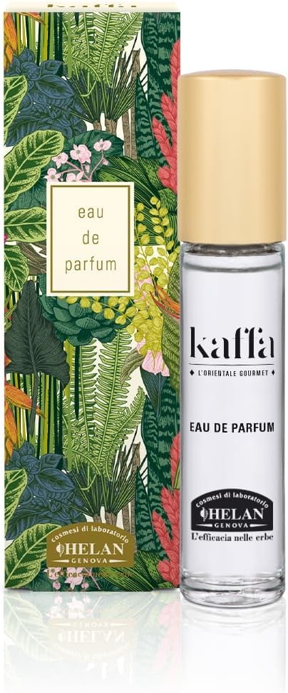 Helan, Kaffa, Profumo Donna Eau de Parfum, Aromatico, Speziato e Ambrato, Note di Patchouli e Sandalo con Dolce e Amaro della Va