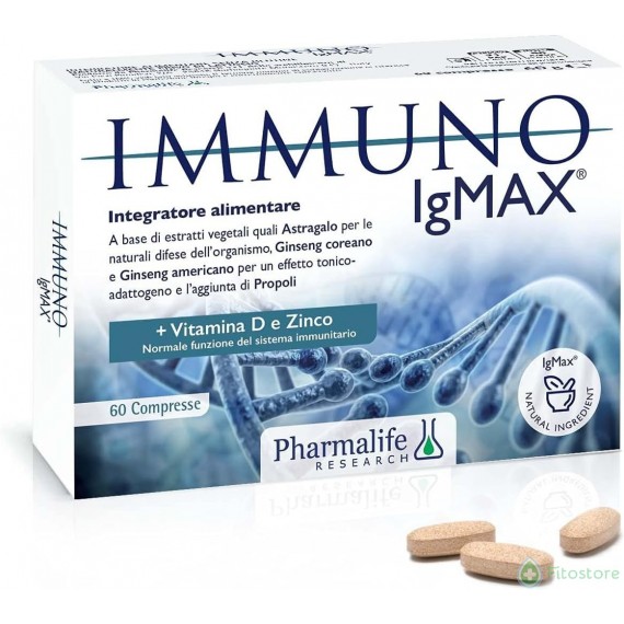 Immuno IgMax Integratore Alimentare - Sostiene le naturali difese, protegge e rinforza l'organismo - Con Estratti vegetali Astro