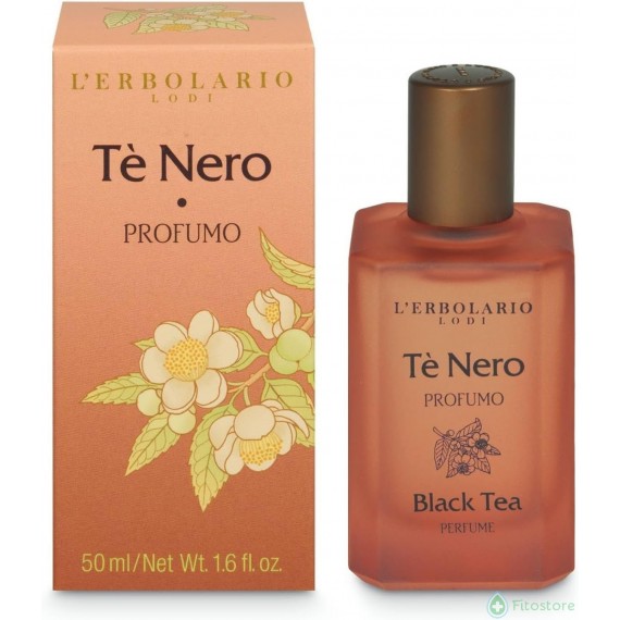 L'Erbolario Tè Nero Profumo Unisex - Eau de Parfum - Adatto come Profumo Uomo e Profumo Donna - Fragranza Floreare e Ambrata - M