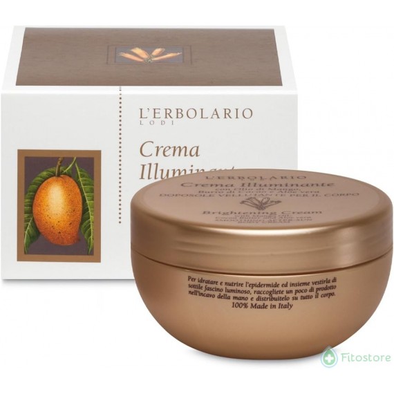 L'Erbolario Crema Illuminante Doposole - Idratante e Nutriente con Aloe Vera e Oli Naturali - Per Tutti i Tipi di Pelle - Made i